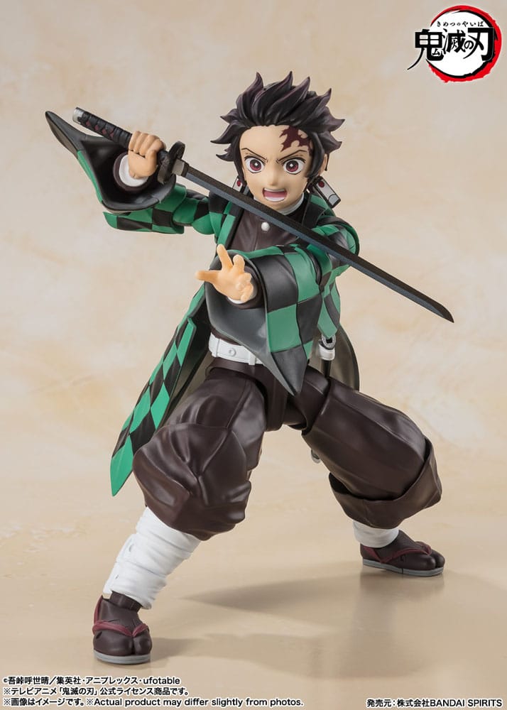 Tanjiro Kamado, Demon Slayer: Kimetsu no Yaiba, Bandai Tamashii Nations, S.H. Figuarts, ca. 14 cm, Vorbestellung