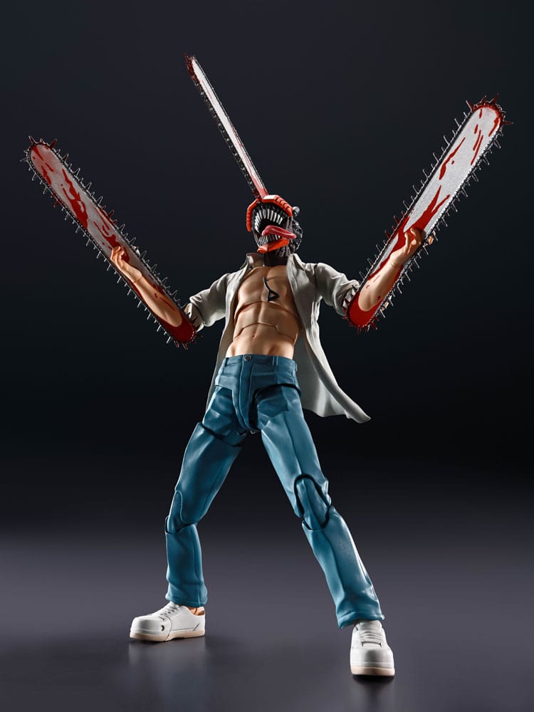 Denji als Chainsaw Man, Chainsaw Man, Tamashi Nations, S.H. Figuarts, Reze Arc Version, ca. 15 cm, Vorbestellung