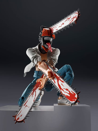 Denji als Chainsaw Man, Chainsaw Man, Tamashi Nations, S.H. Figuarts, Reze Arc Version, ca. 15 cm, Vorbestellung