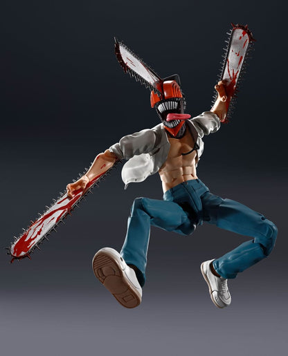 Denji als Chainsaw Man, Chainsaw Man, Tamashi Nations, S.H. Figuarts, Reze Arc Version, ca. 15 cm, Vorbestellung