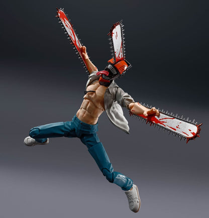 Denji als Chainsaw Man, Chainsaw Man, Tamashi Nations, S.H. Figuarts, Reze Arc Version, ca. 15 cm, Vorbestellung