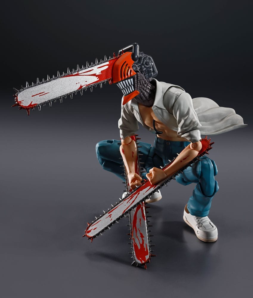 Denji als Chainsaw Man, Chainsaw Man, Tamashi Nations, S.H. Figuarts, Reze Arc Version, ca. 15 cm, Vorbestellung