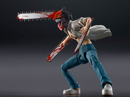 Denji als Chainsaw Man, Chainsaw Man, Tamashi Nations, S.H. Figuarts, Reze Arc Version, ca. 15 cm, Vorbestellung
