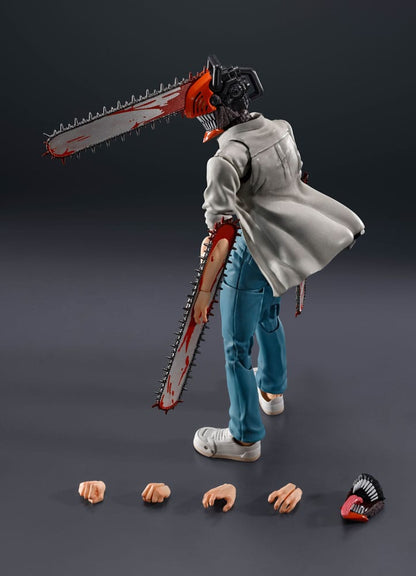 Denji als Chainsaw Man, Chainsaw Man, Tamashi Nations, S.H. Figuarts, Reze Arc Version, ca. 15 cm, Vorbestellung