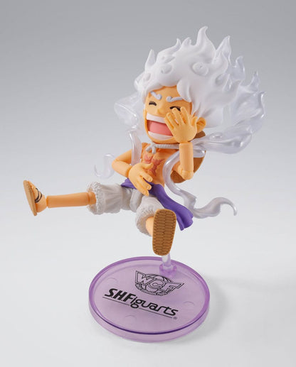Monkey D. Ruffy Gear 5, One Piece, Bandai Tamashii Nations, World Collactable Figures x S.H. Figuarts, ca. 8 cm