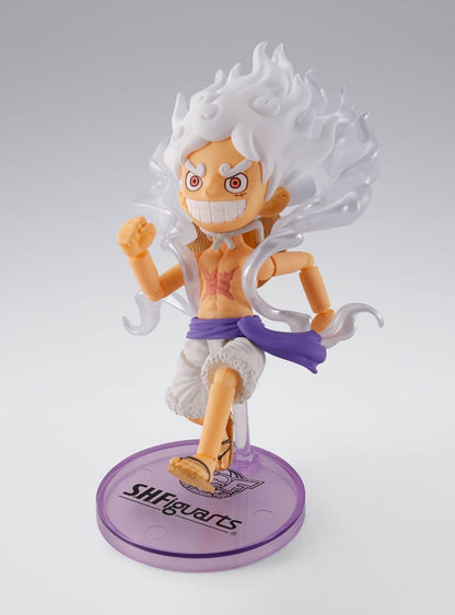 Monkey D. Ruffy Gear 5, One Piece, Bandai Tamashii Nations, World Collactable Figures x S.H. Figuarts, ca. 8 cm