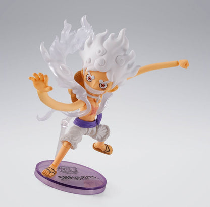Monkey D. Ruffy Gear 5, One Piece, Bandai Tamashii Nations, World Collactable Figures x S.H. Figuarts, ca. 8 cm