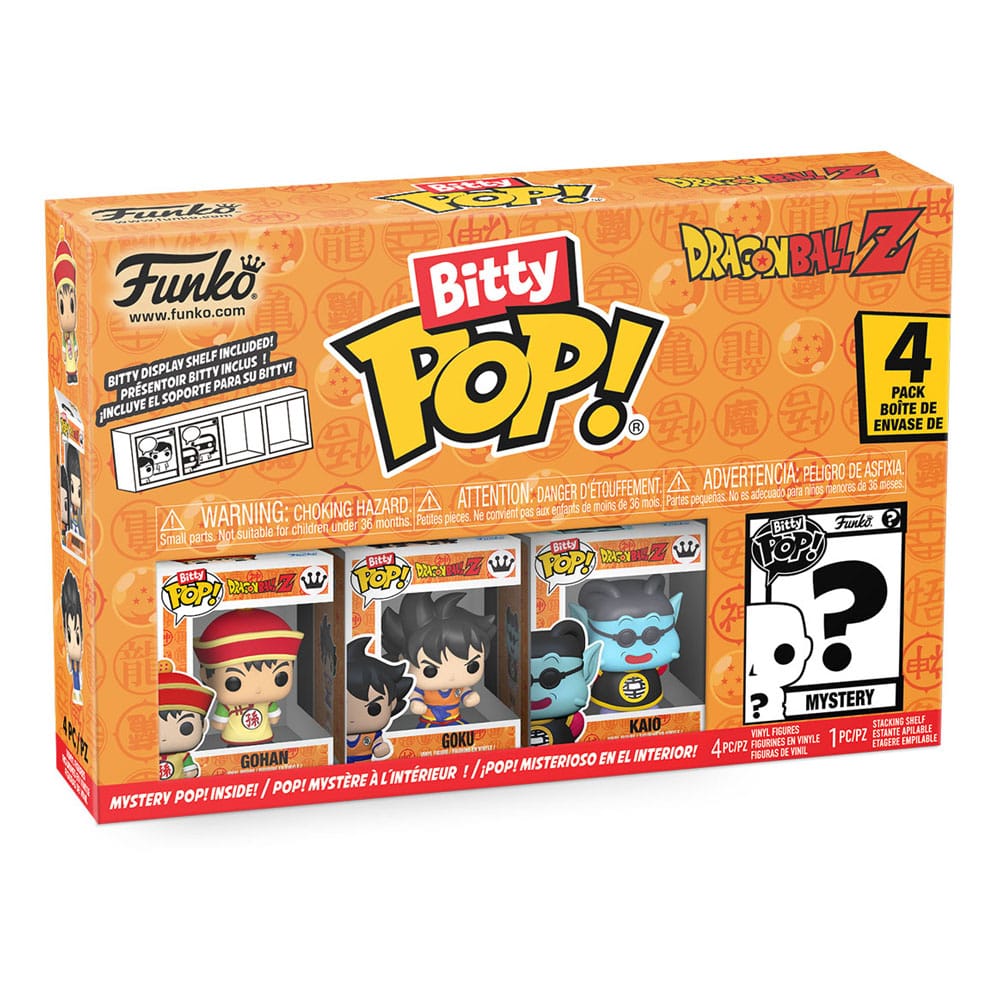 Dragon Ball, Funko, Bitty POP!, Vinyl Figuren, 4er-Pack, Series 2, ca. 2,5 cm