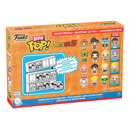 Dragon Ball,Funko, Bitty POP!, Vinyl Figuren, 4er-Pack, Series 1, ca. 2,5 cm