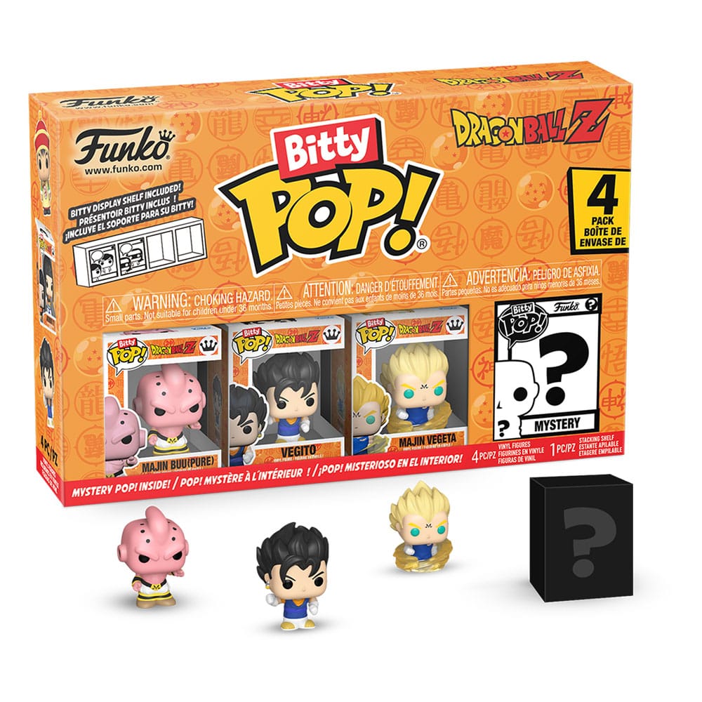 Dragon Ball, Funko, Bitty POP!, Vinyl Figuren, 4er-Pack, Series 3, ca. 2,5 cm