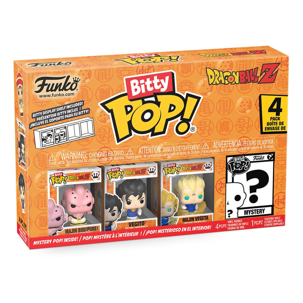 Dragon Ball, Funko, Bitty POP!, Vinyl Figuren, 4er-Pack, Series 3, ca. 2,5 cm