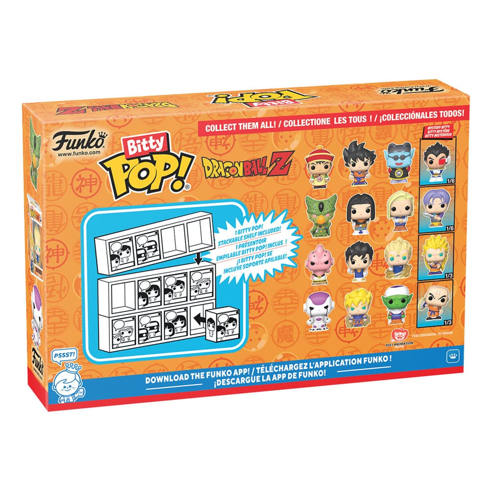Dragon Ball, Funko, Bitty POP!, Vinyl Figuren, 4er-Pack, Series 3, ca. 2,5 cm