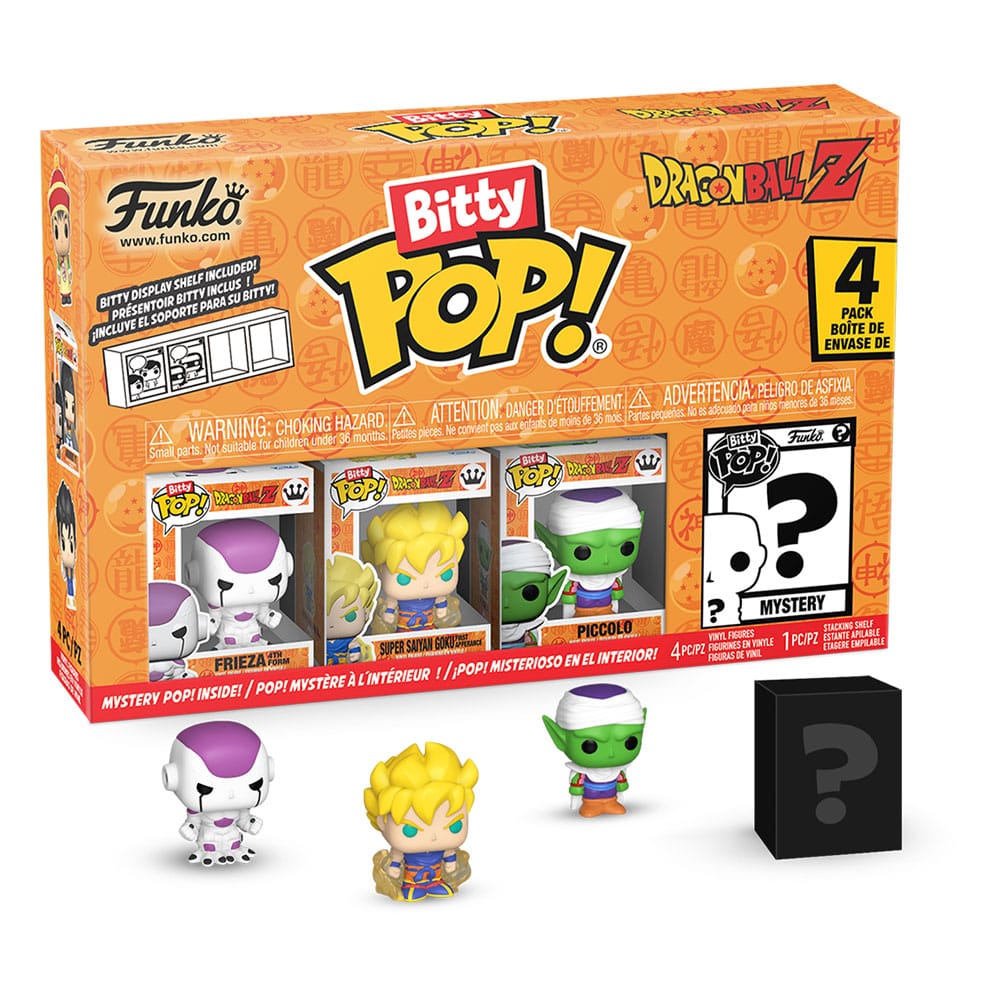 Dragon Ball, Funko, Bitty POP!, Vinyl Figuren, 4er-Pack, Series 4, ca. 2,5 cm