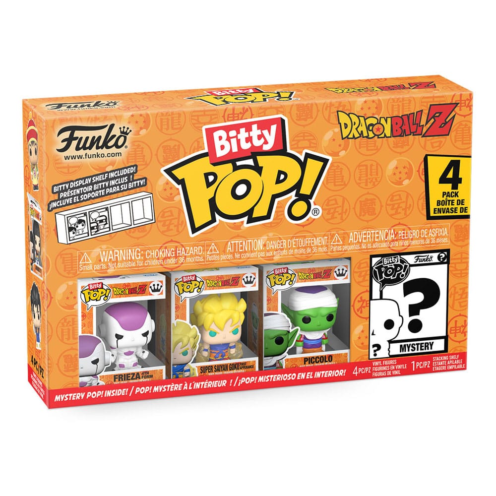 Dragon Ball, Funko, Bitty POP!, Vinyl Figuren, 4er-Pack, Series 4, ca. 2,5 cm