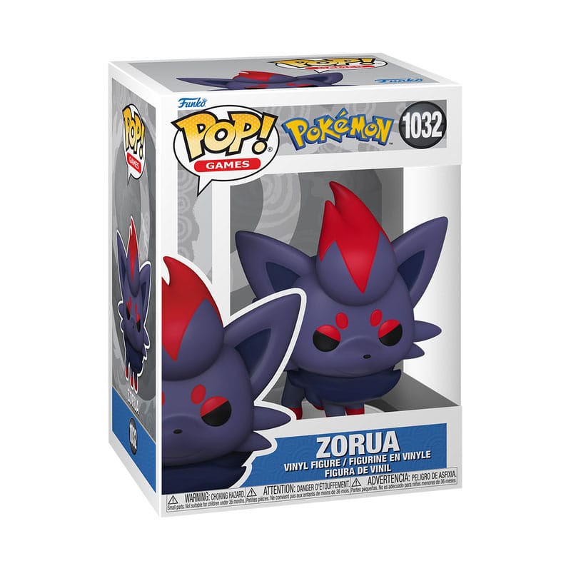 Zorua, Pokemon, Funko POP! Games Vinyl Figur, ca. 9 cm