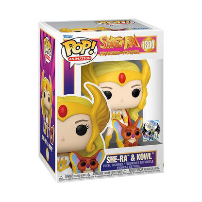 She-Ra w/Kowl, Masters of the Universe, Funko POP! & Buddy Vinyl Figur, ca. 9 cm