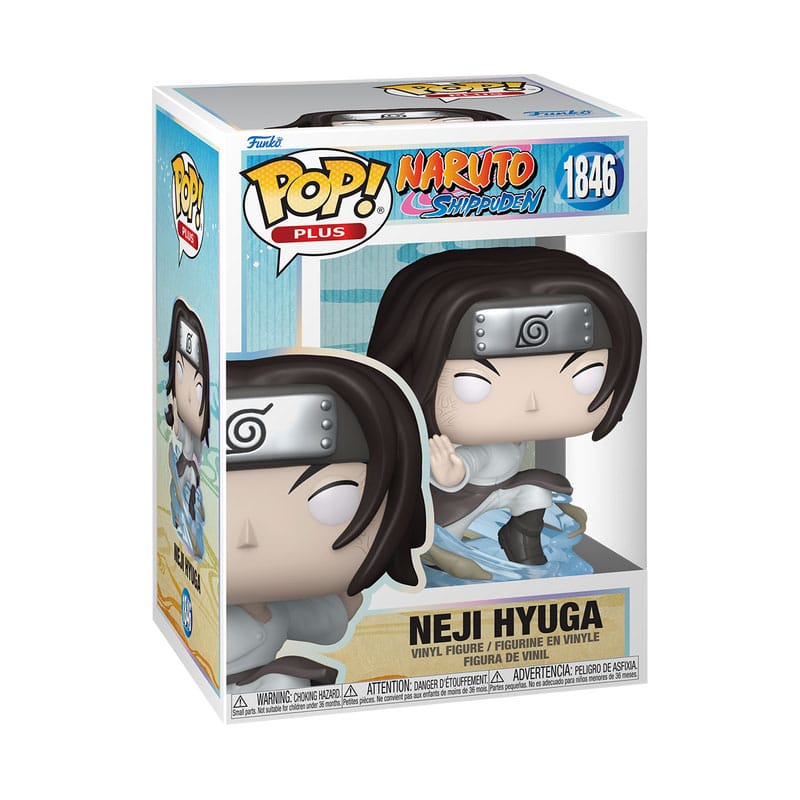 Neji, Naruto Shippuden, Funko POP! Plus Animation Vinyl Figuren, ca. 9 cm