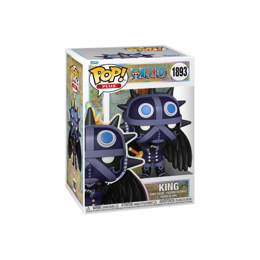 King, One Piece, Funko POP!, Plus Animation Vinyl Figur, ca. 9 cm, Vorbestellung