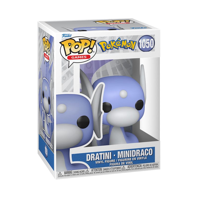Dratini, Pokemon, Funko POP!, Games Vinyl Figur, ca. 9 cm