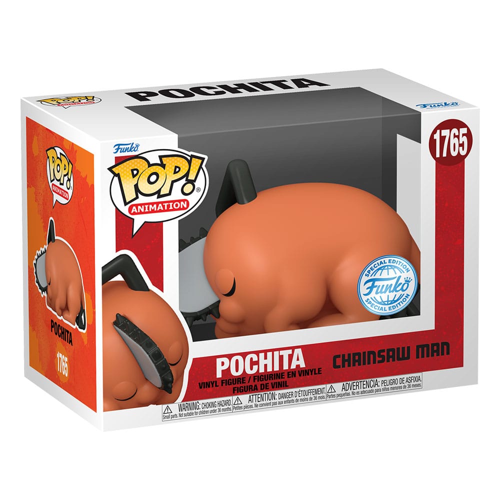 Sleeping Pochita Exclusive, Chainsaw Man, Funko POP! Movies Vinyl Figur, ca. 9 cm