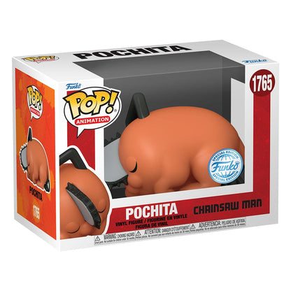 Sleeping Pochita Exclusive, Chainsaw Man, Funko POP! Movies Vinyl Figur, ca. 9 cm