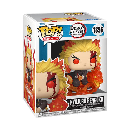 Kyojuro Rengoku 9th form Exclusive, Demon Slayer: Kimetsu no Yaiba, Funko POP! Animation Vinyl Figur, ca. 9 cm