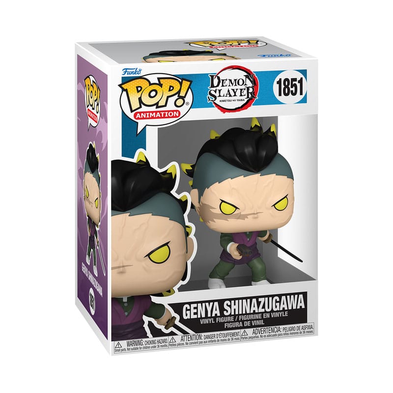Genya (Demon Form), Demon Slayer: Kimetsu no Yaiba, Funko POP! Animation Vinyl Figur, ca. 9 cm