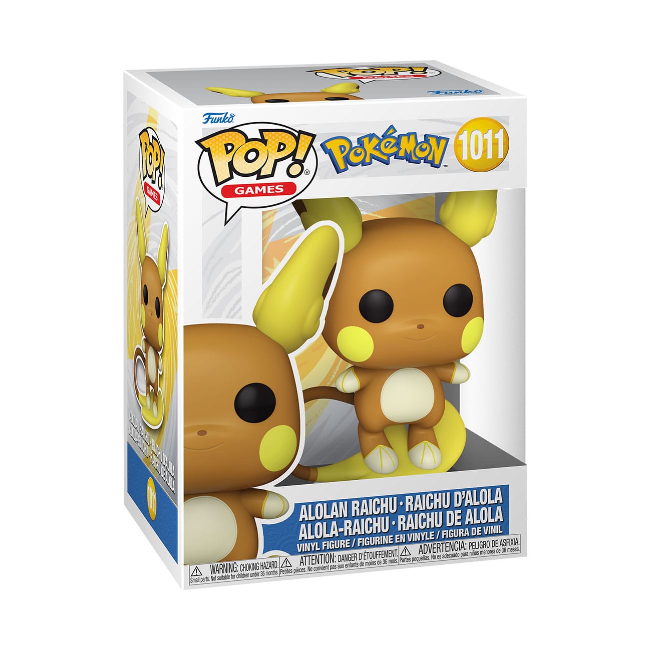 Raichu(Alolan)(EMEA), Pokemon, Funko POP! Games Vinyl Figur, ca. 9 cm