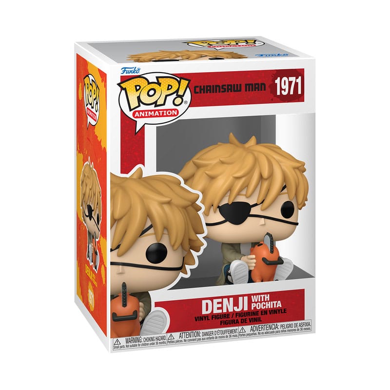 Denji & Pochita, Chainsaw Man, Funko POP!, ca. 9 cm