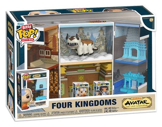 Avatar Der Herr der Elemente, Bitty Funko POP!, Bitty Box Display mit 2 Vinyl Figuren Kingdoms