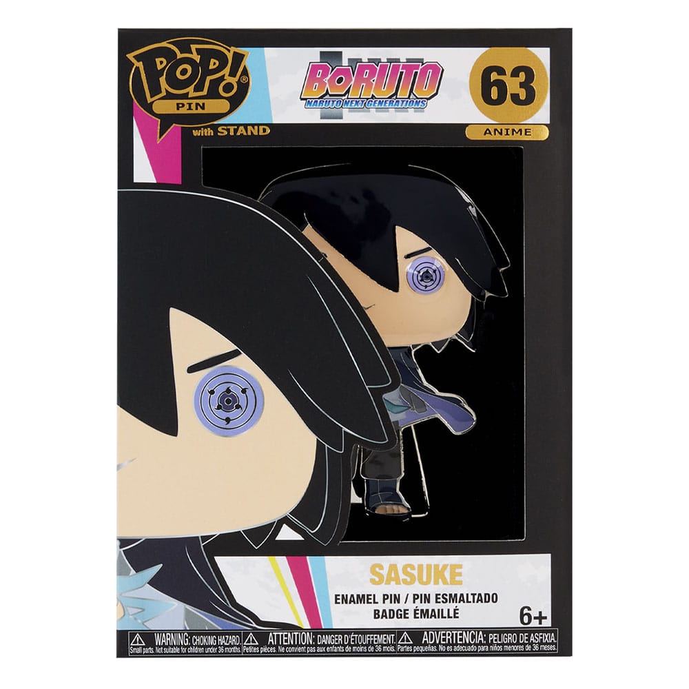 Sasuke, Boruto, Naruto Next Generations, Loungefly, POP! Pin, Ansteck-Pin, ca.  10 cm