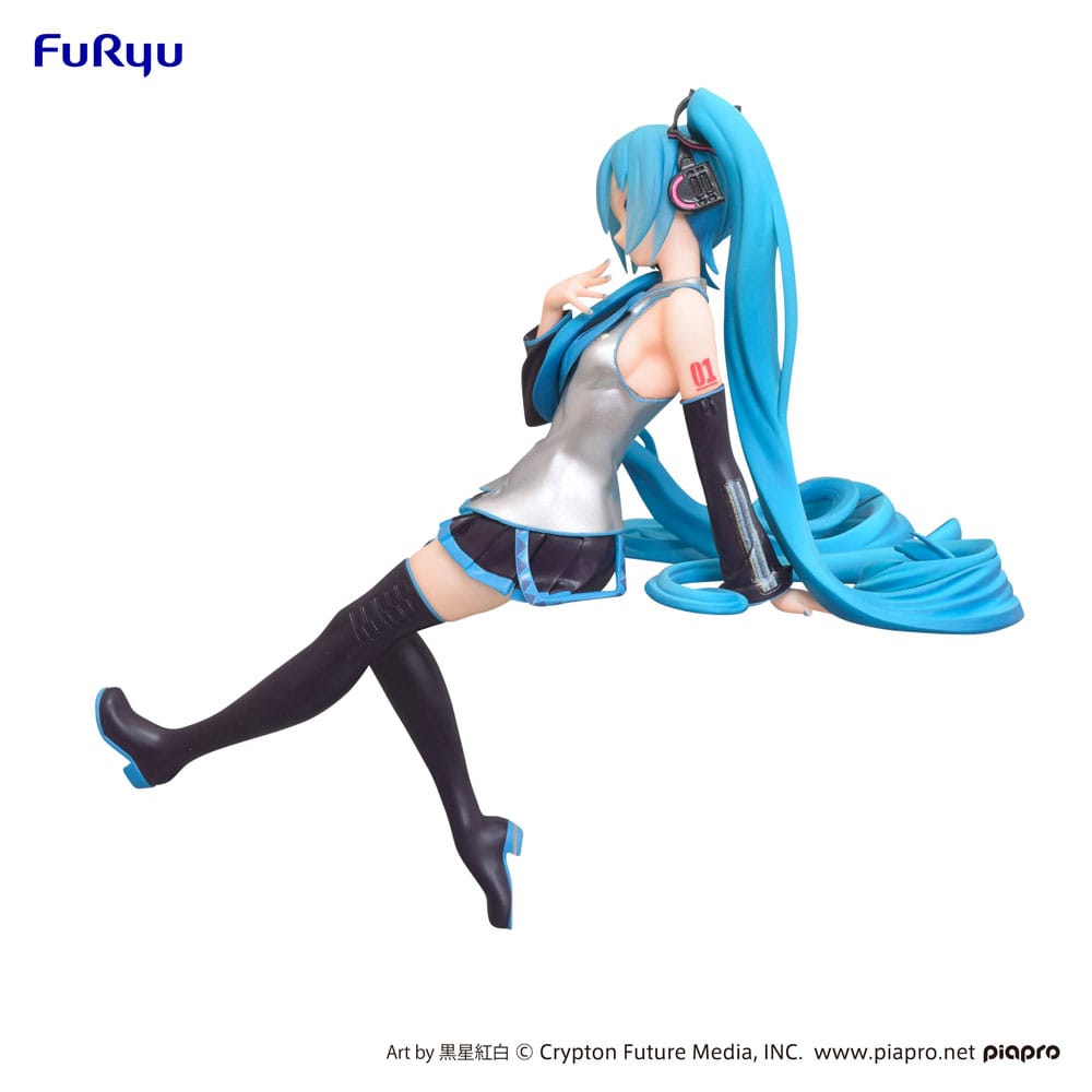 Hatsune Miku- Kuroboshi Kouhaku Ver., Vocaloids, FuRyu, Noodle Stopper, ca. 14 cm