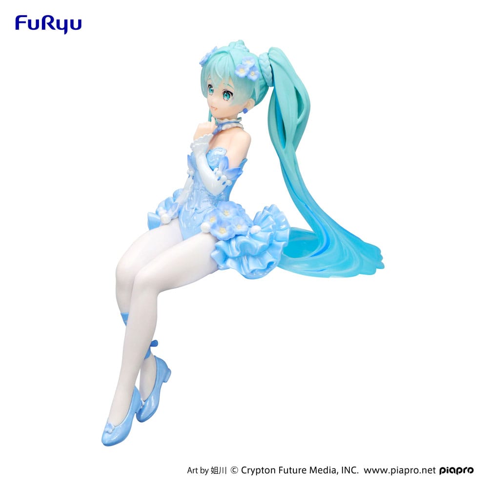 Hatsune Miku- Flower Fairy Nemophila Pail Blue Color Ver., Vocaloids, Noodle Stopper, FuRyu, ca. 15 cm