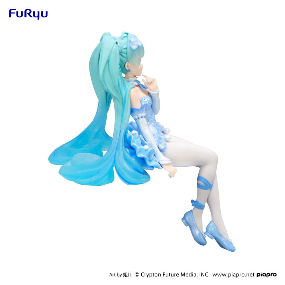 Hatsune Miku- Flower Fairy Nemophila Pail Blue Color Ver., Vocaloids, Noodle Stopper, FuRyu, ca. 15 cm