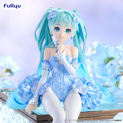 Hatsune Miku- Flower Fairy Nemophila Pail Blue Color Ver., Vocaloids, Noodle Stopper, FuRyu, ca. 15 cm