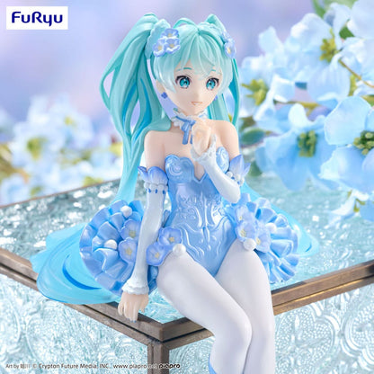 Hatsune Miku- Flower Fairy Nemophila Pail Blue Color Ver., Vocaloids, Noodle Stopper, FuRyu, ca. 15 cm