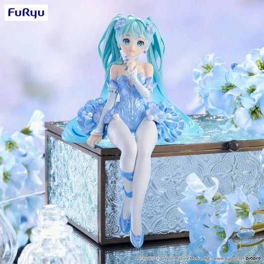 Hatsune Miku- Flower Fairy Nemophila Pail Blue Color Ver., Vocaloids, Noodle Stopper, FuRyu, approx. 15 cm