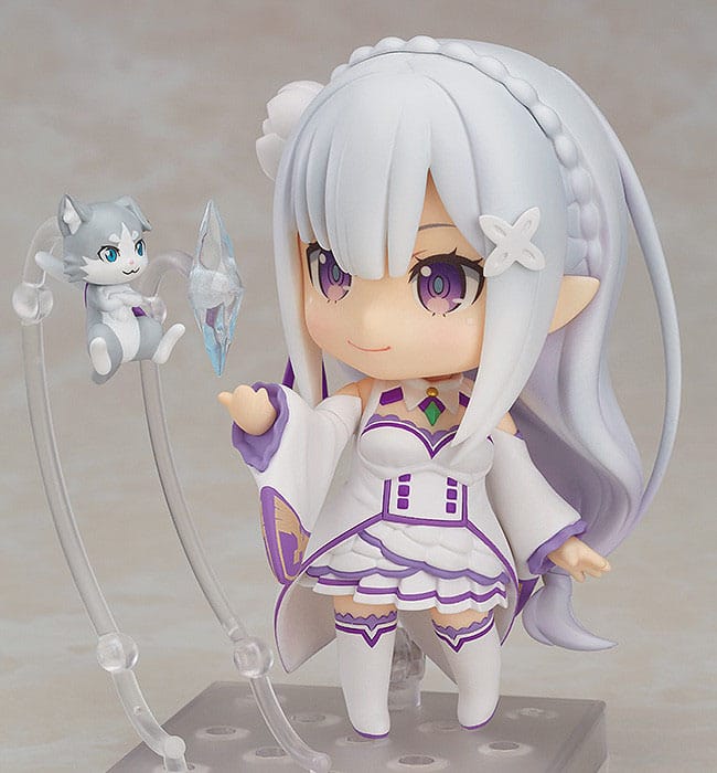 Emilia, Re:Zero Starting Life in Another World, Good Smile Company, Nendoroid, ca. 10 cm