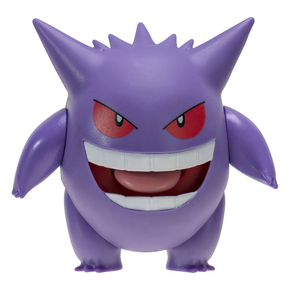 Gengar, Pokémon Battle Feature Figur, jazwares, ca. 20 cm