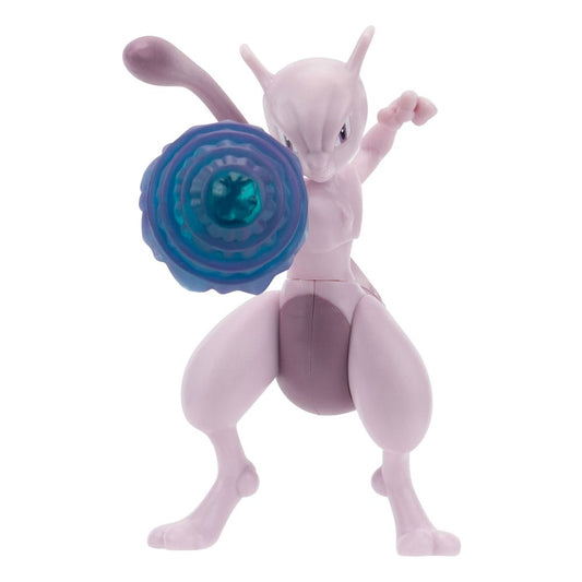 Mewtu, Pokémon, Battle Feature Figur, jazwares, ca. 10 cm