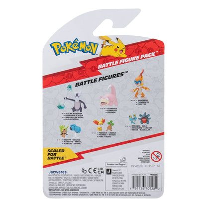 Pikachu & Bisasam, Pokémon, Battle Figure, First Partner ,Set Figuren 2er-Pack , ca.5cm