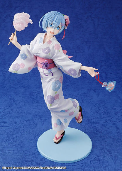 Rem Yukata Ver. Renewal Package Edition, Re:ZERO -Starting Life in Another World, Kadokawa, ca. 23 cm