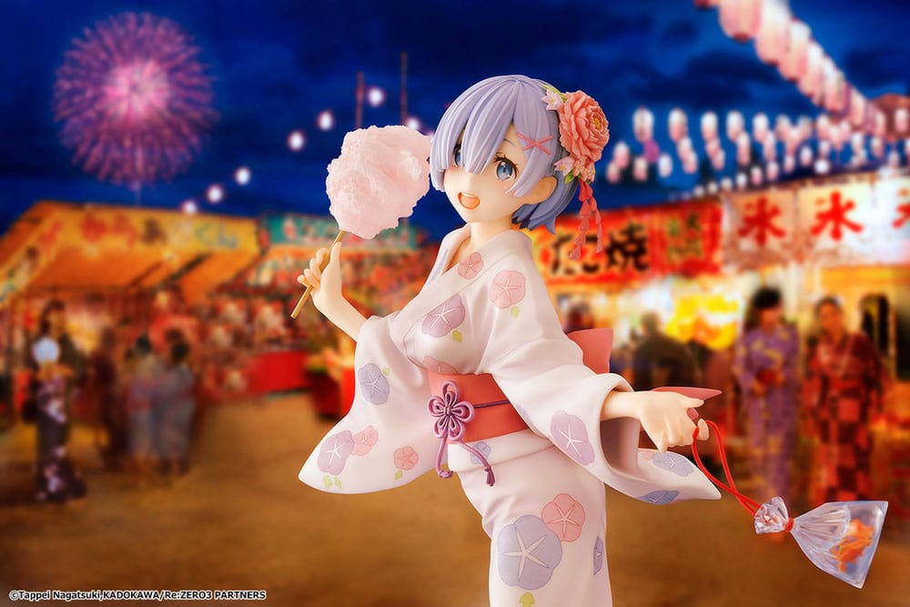 Rem Yukata Ver. Renewal Package Edition, Re:ZERO -Starting Life in Another World, Kadokawa, ca. 23 cm