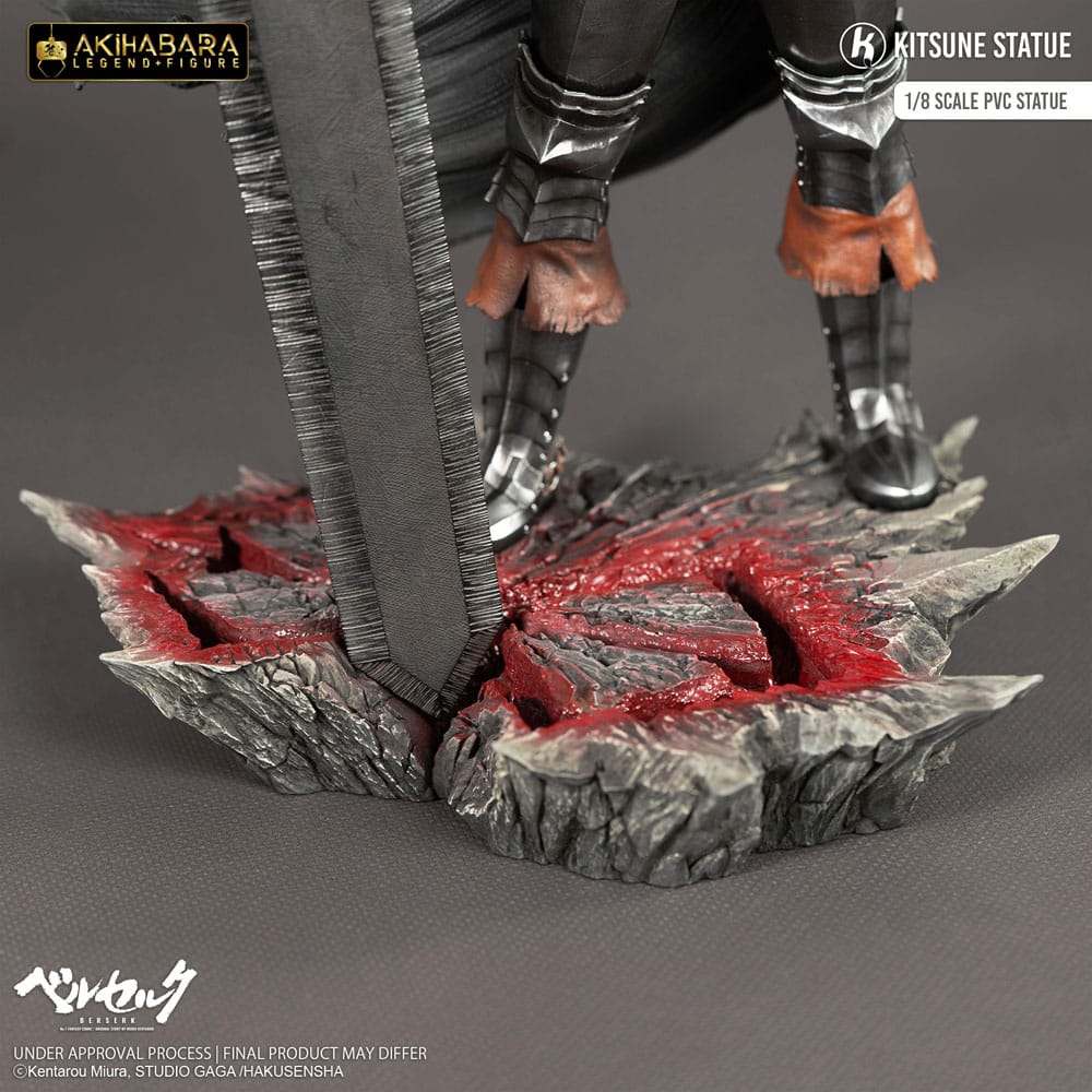 Guts, Berserk, Kitsune Statue, Akihabara Legend Figure, Statue 1/8, ca. 30 cm