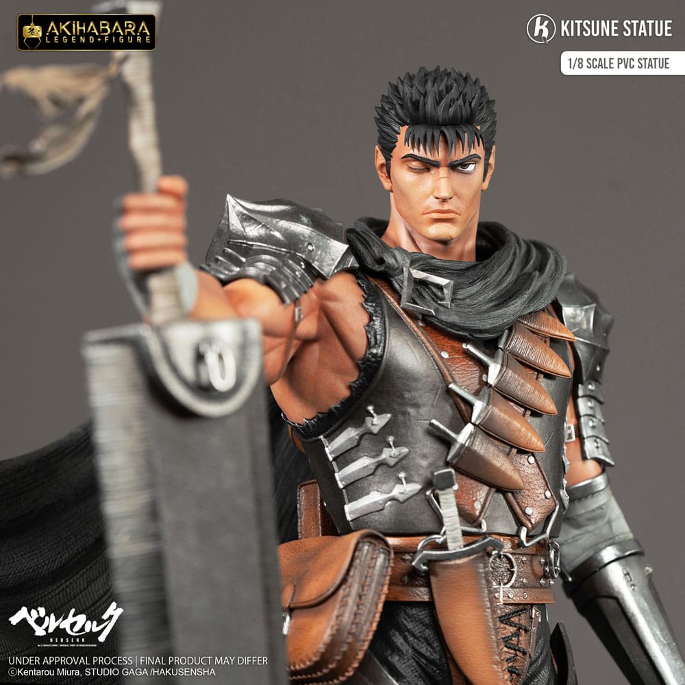 Guts, Berserk, Kitsune Statue, Akihabara Legend Figure, Statue 1/8, ca. 30 cm