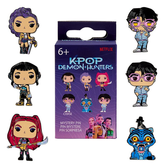 KPop Demon Hunters, Blind Box, Loungefly, Ansteck-Pins, ca.4cm, Metall