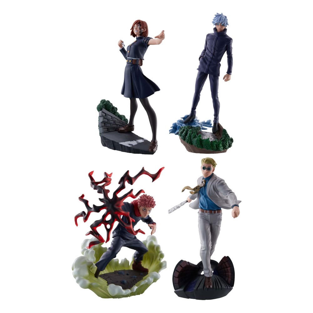 Jujutsu Kaisen, Megahouse, Petitrama, 4er-Pack, Series Vol.2 Set, ca. 9 cm