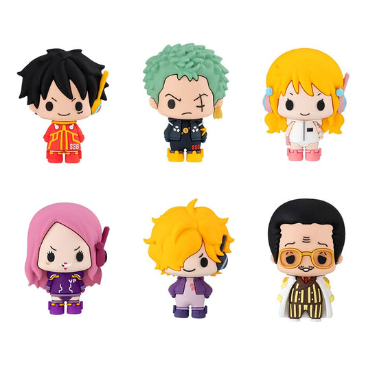 One Piece, Blind Box, Megahouse, Chokorin Mascot Series Sammelfiguren Egghead Ver., ca. 5 cm