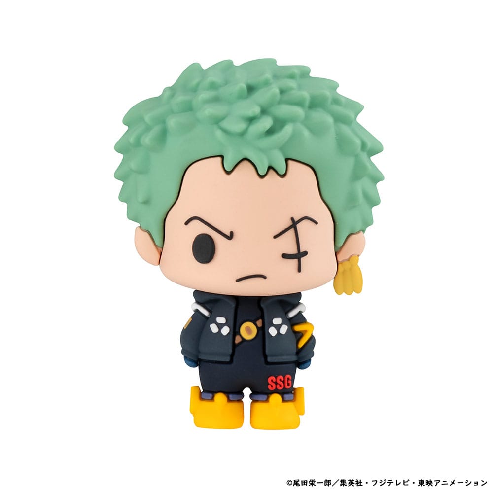 One Piece, Blind Box, Megahouse, Chokorin Mascot Series Sammelfiguren Egghead Ver., ca. 5 cm