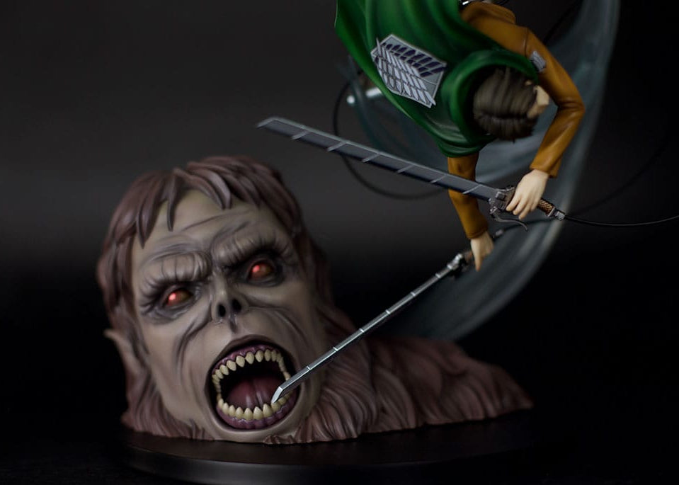 Levi vs. Beast Titan Ver., Attack on Titan, Proof, ca. 28 cm